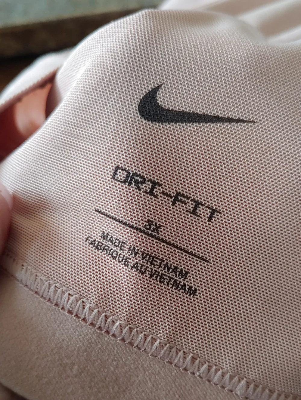 Like New Nike 3X Dri-fit Blush Pink Vented Padded Sexy Sports Bra